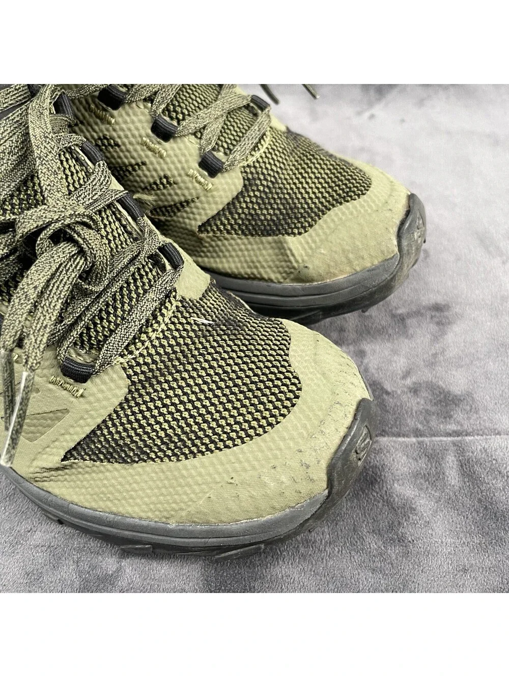 Salomon Odyssey Trail Running Shoes Men’s US 8.5 Olive Green Contagrip